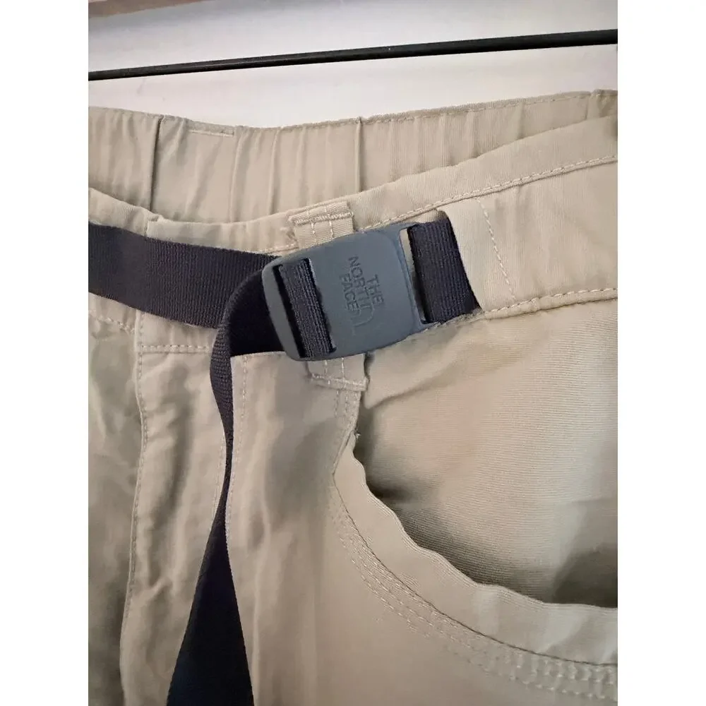 The North Face Men's Paramount Convertible Khaki Hiking Outdoor Pants-Size M